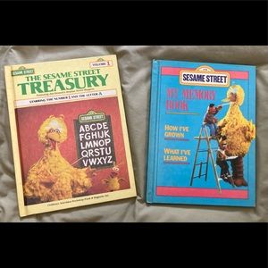 1983 Sesame Street story book and child memory book